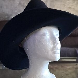 Black Wide-Brim Hat